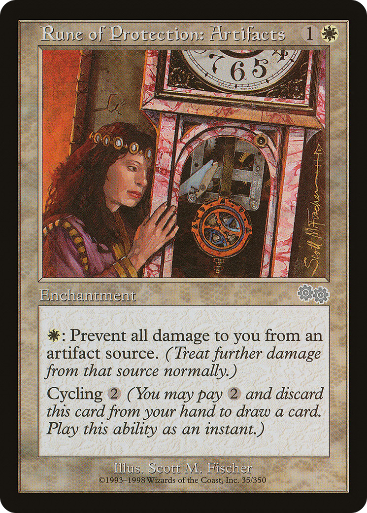 Rune of Protection: Artifacts [Urza's Saga]-1