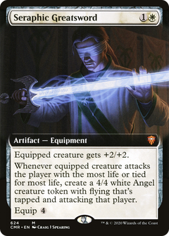Seraphic Greatsword (Extended Art) [Commander Legends]-1