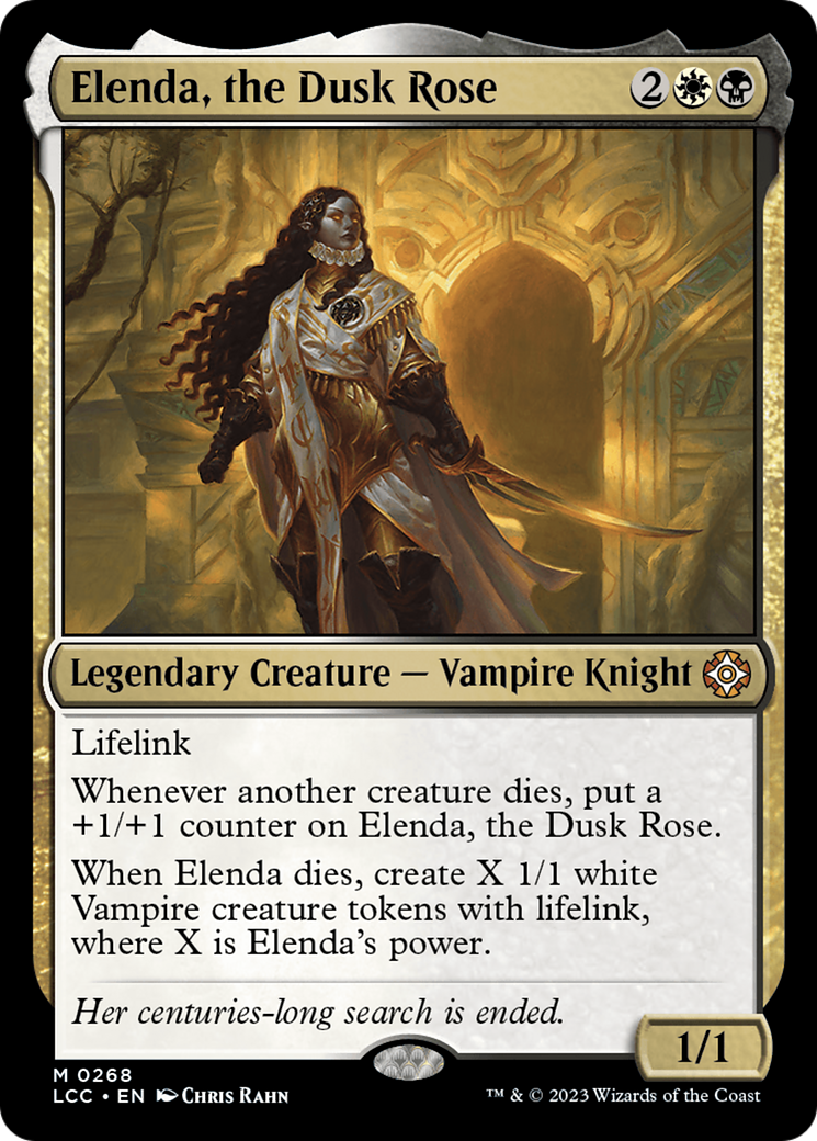 Elenda, the Dusk Rose [The Lost Caverns of Ixalan Commander]-1