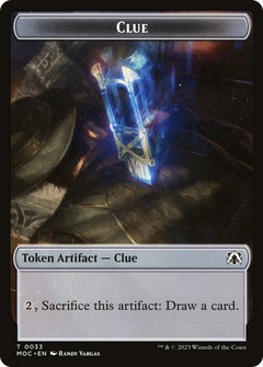 Clue (TMOC-033) - March of the Machine Commander Tokens-1