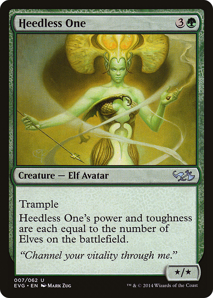 Heedless One (Elves vs. Goblins) [Duel Decks Anthology]-1