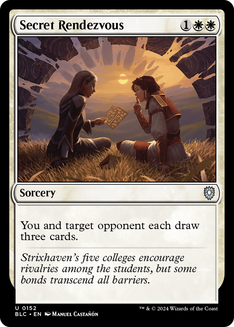 Secret Rendezvous [Bloomburrow Commander]-1