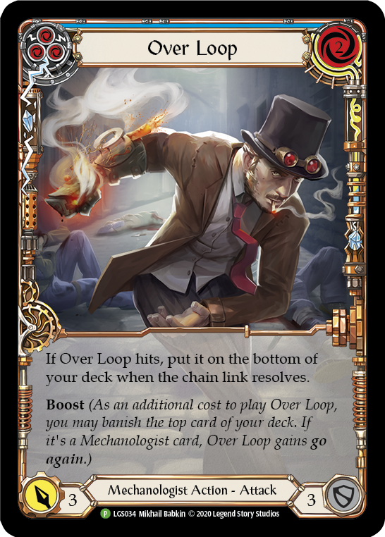 Over Loop (Blue) [LGS034] (Promo)  Rainbow Foil-1