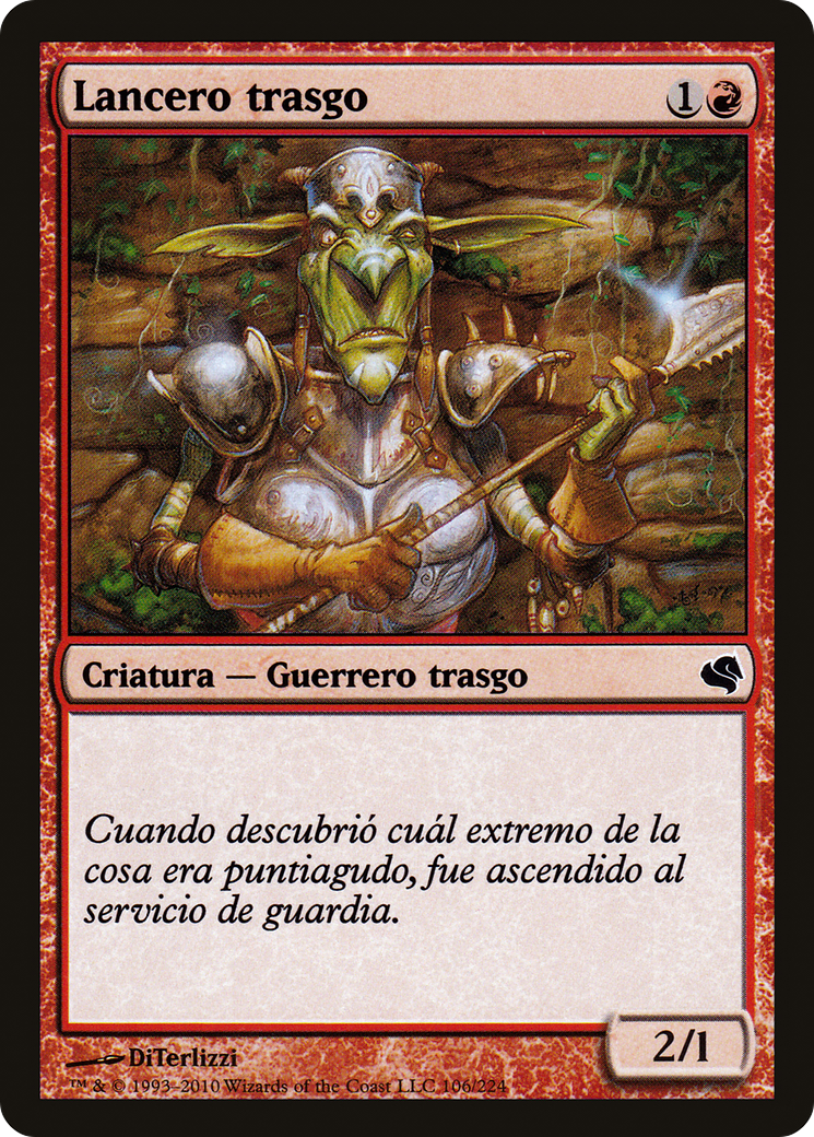 Goblin Piker (Spanish) - "Lancero trasgo" (PS11-106) - Salvat 2011-1