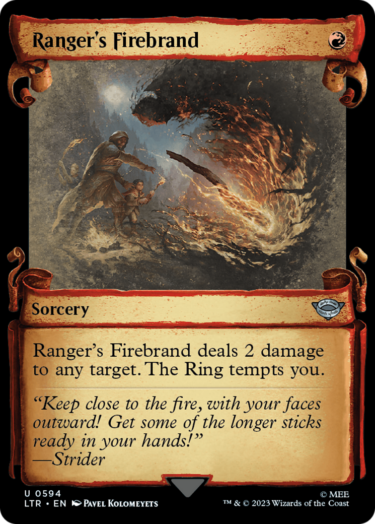Ranger's Firebrand [The Lord of the Rings: Tales of Middle-Earth Showcase Scrolls]-1