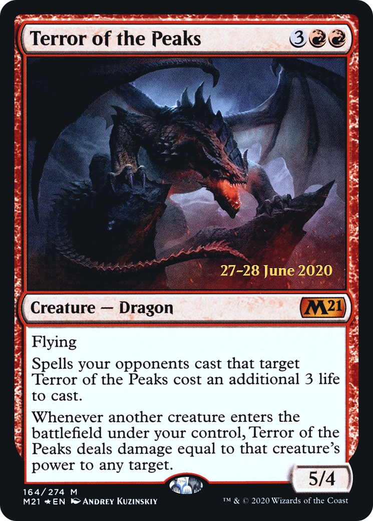 Terror of the Peaks [Core Set 2021 Prerelease Promos]-1