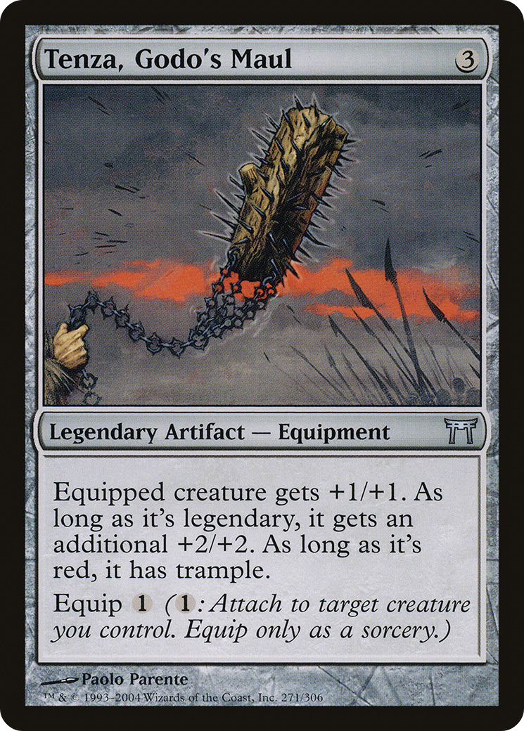 Tenza, Godo's Maul [Champions of Kamigawa]-1