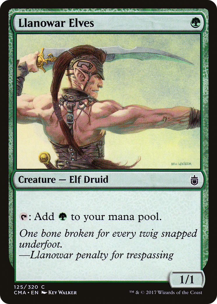 Llanowar Elves [Commander Anthology]-1