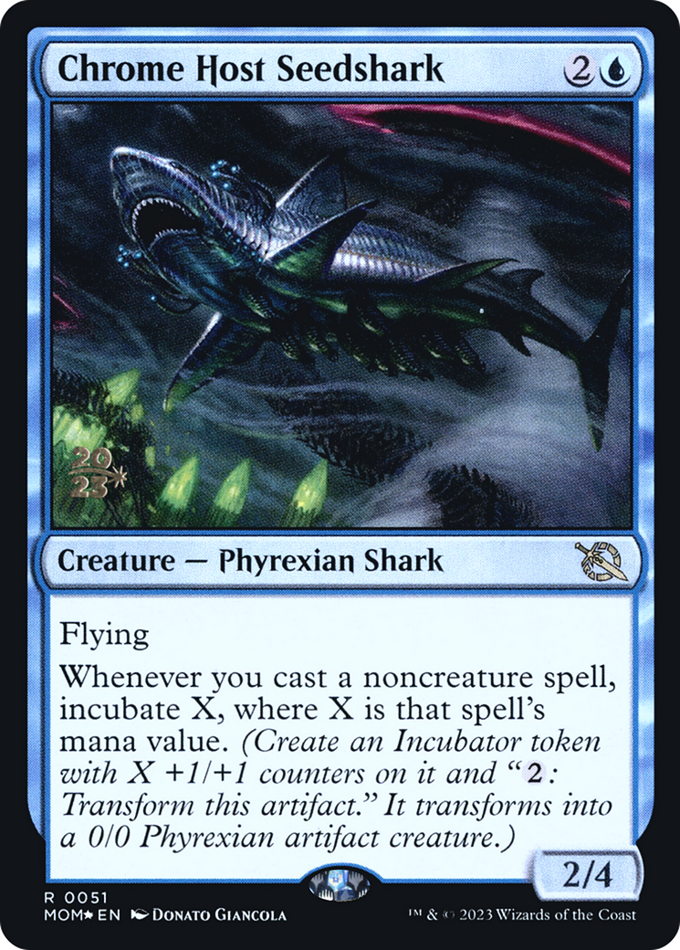 Chrome Host Seedshark [March of the Machine Prerelease Promos]-1