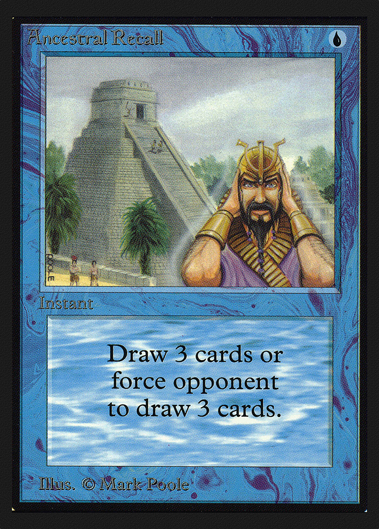 Ancestral Recall (IE) (IED-) - Intl. Collectors' Edition-1