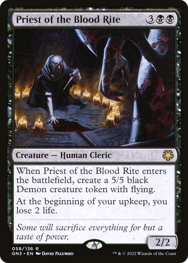 Priest of the Blood Rite [Game Night: Free-for-All]-1