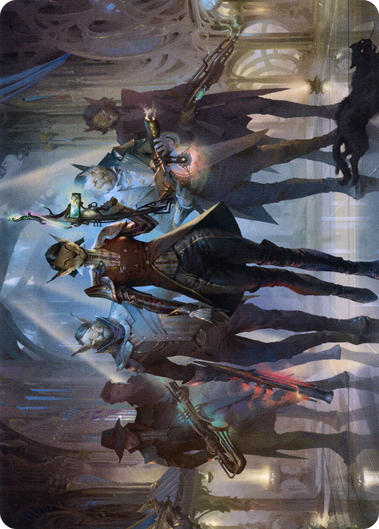 Family's Favor // Family's Favor (ASNC-061) - New Capenna Art Series (Borderless) Foil-3