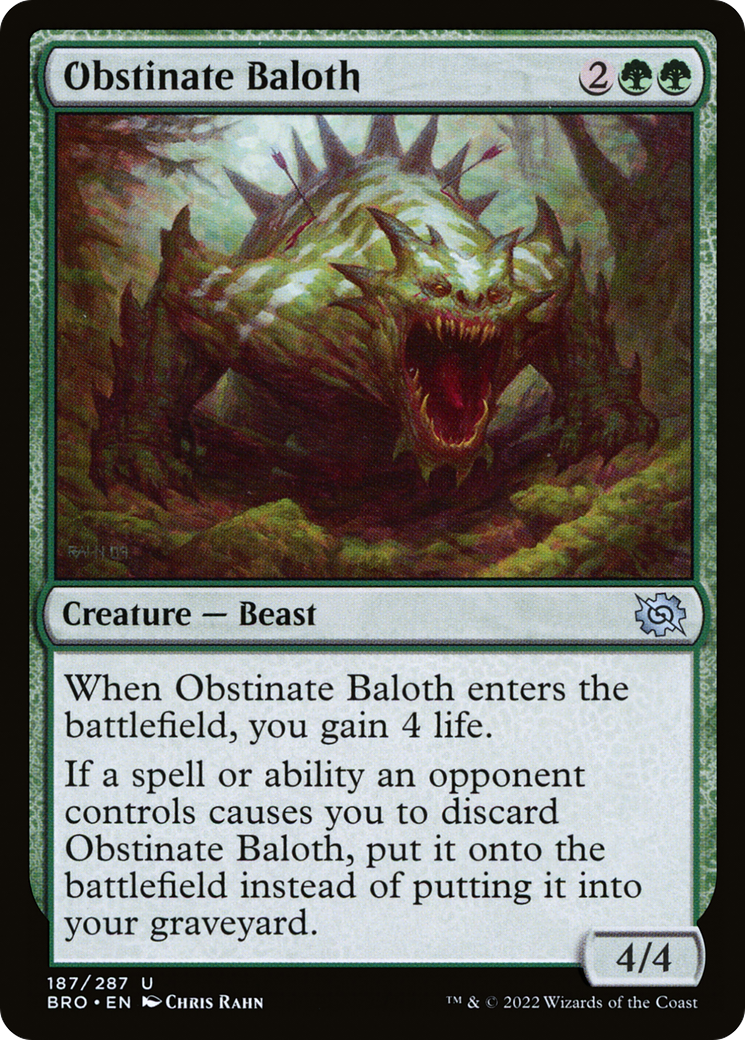 Obstinate Baloth [The Brothers' War]-1