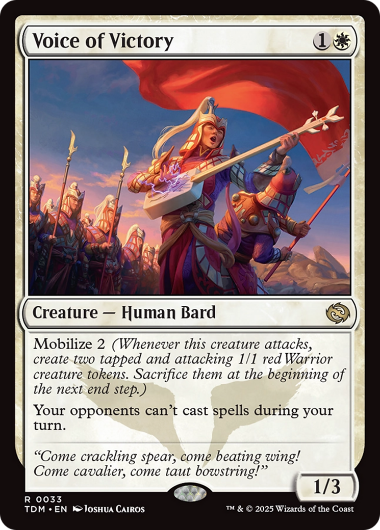 Voice of Victory [Tarkir: Dragonstorm]-1