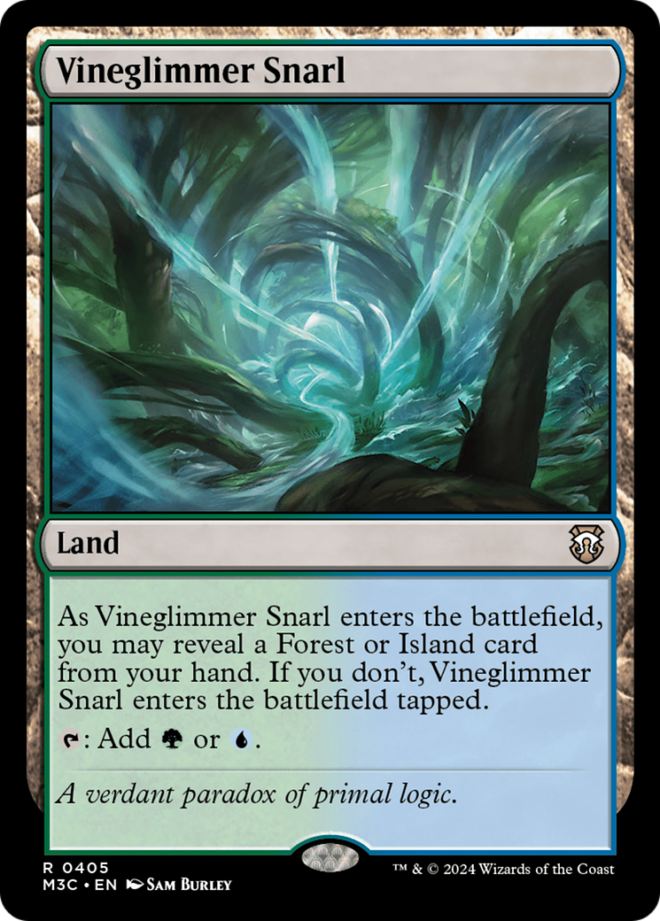 Vineglimmer Snarl (Ripple Foil) [Modern Horizons 3 Commander]-1
