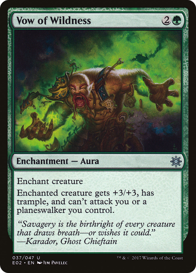 Vow of Wildness (E02-037) - Explorers of Ixalan-1