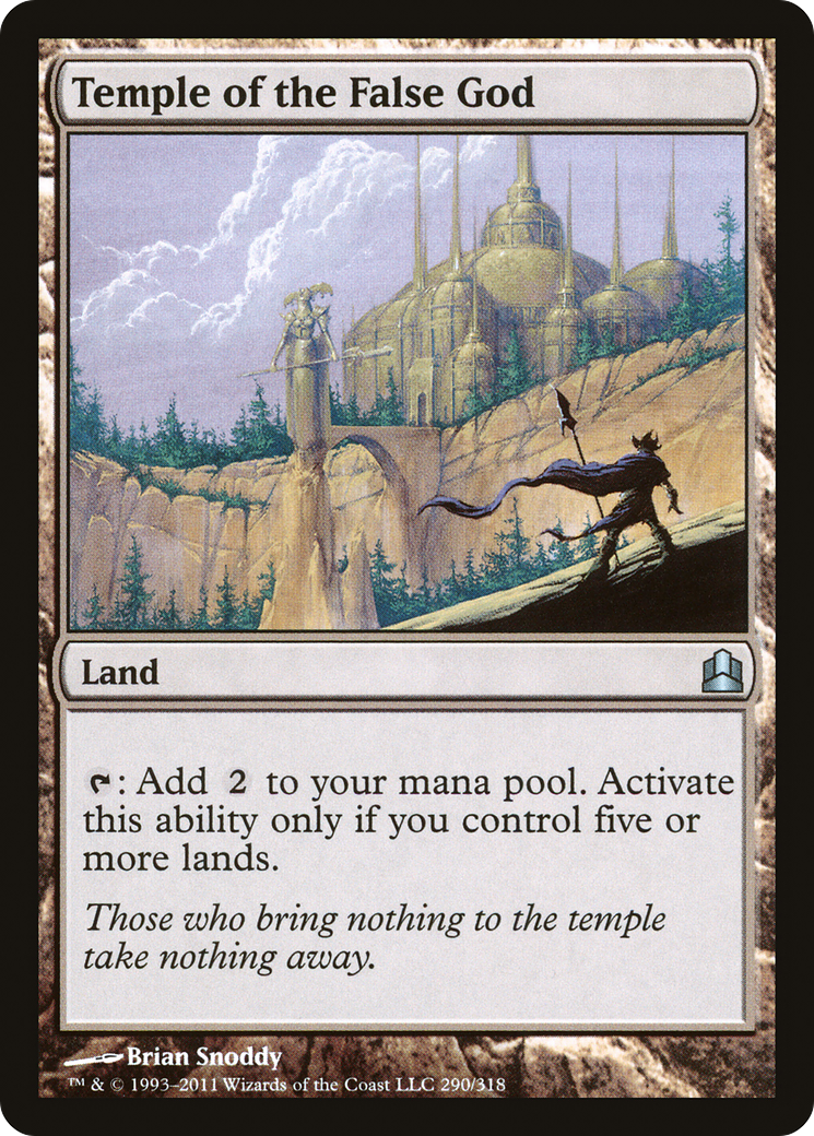 Temple of the False God [Commander 2011]-1