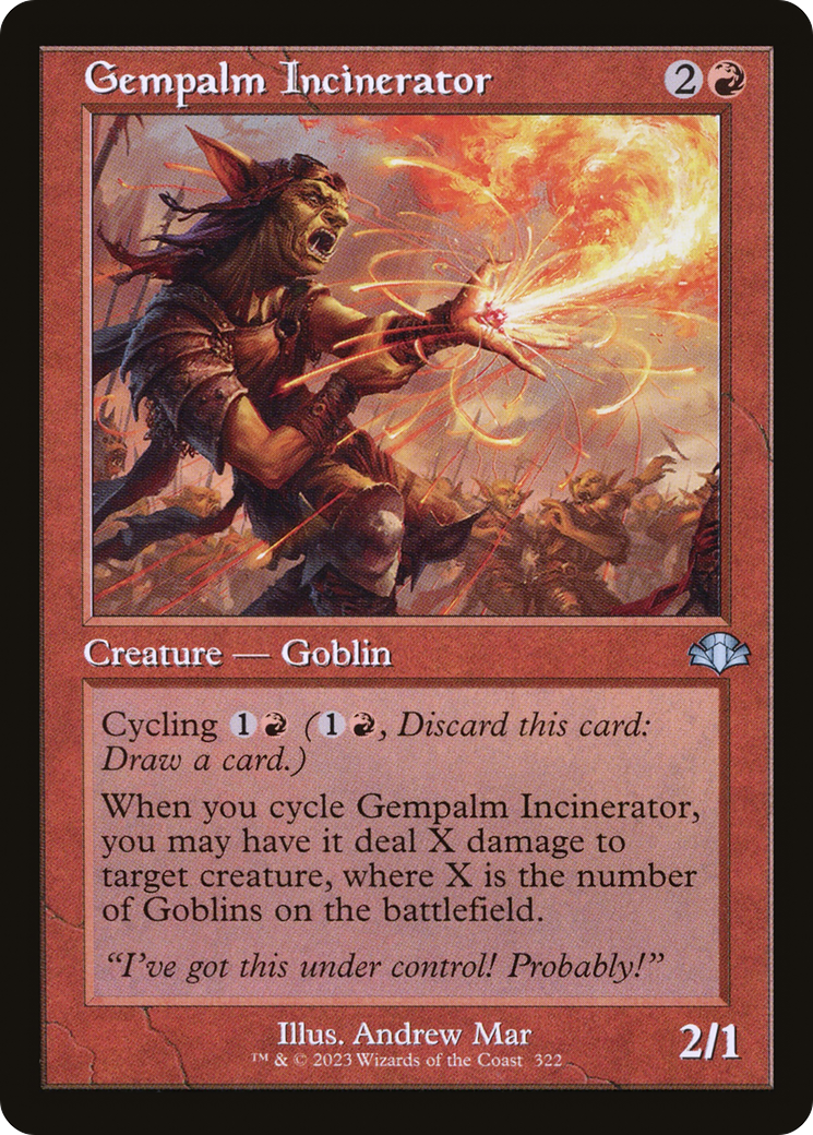 Gempalm Incinerator (Retro) [Dominaria Remastered]-1
