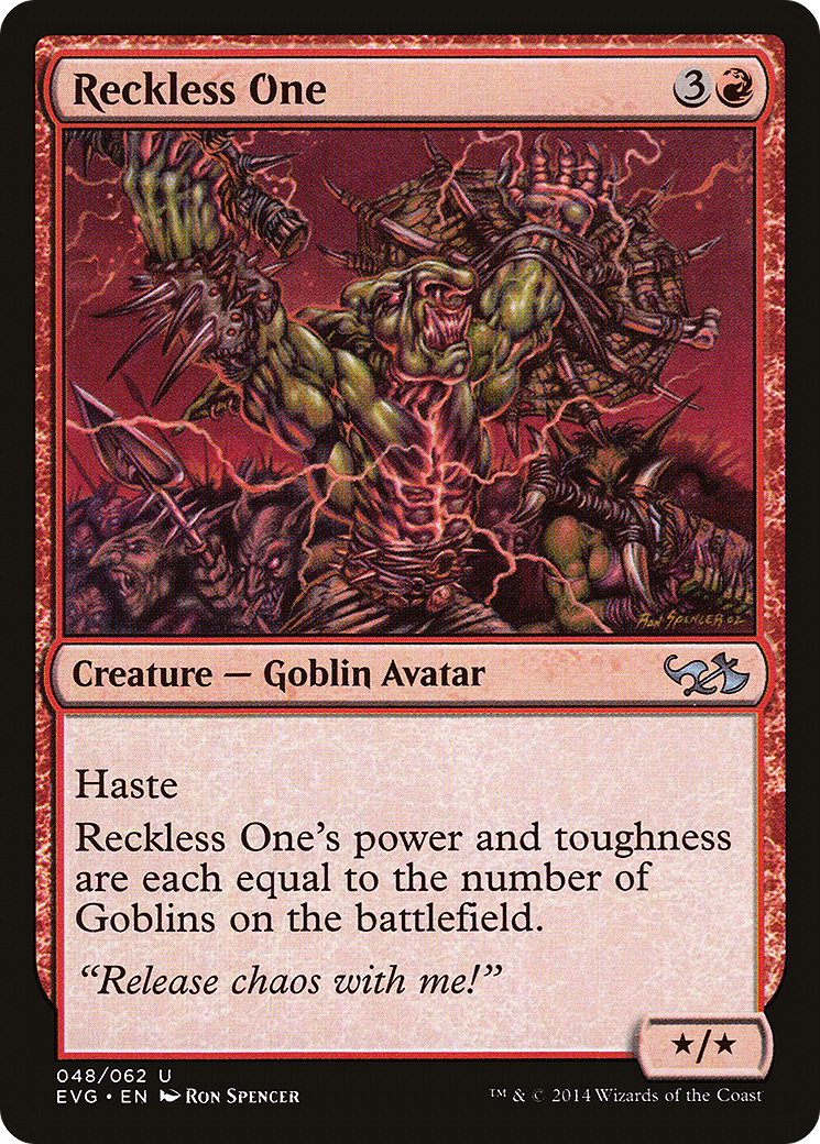 Reckless One (Elves vs. Goblins) [Duel Decks Anthology]-1
