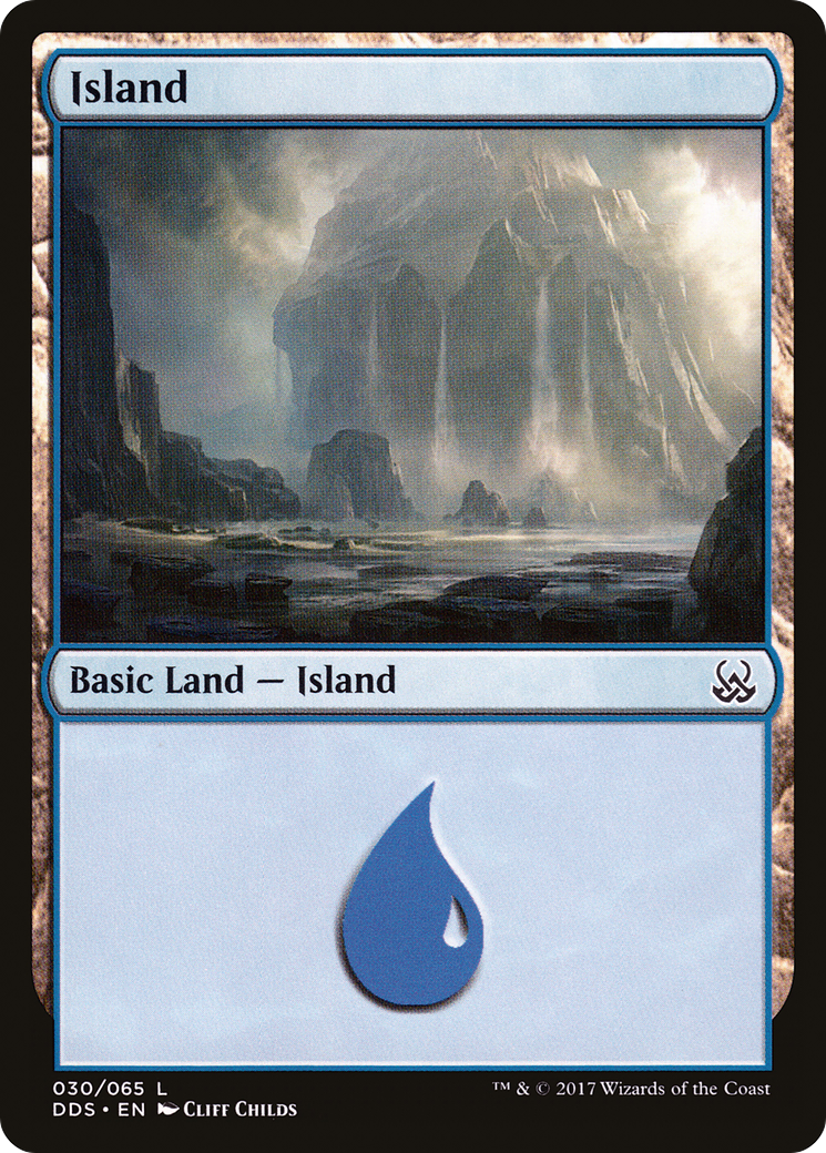 Island (30) [Duel Decks: Mind vs. Might]-1