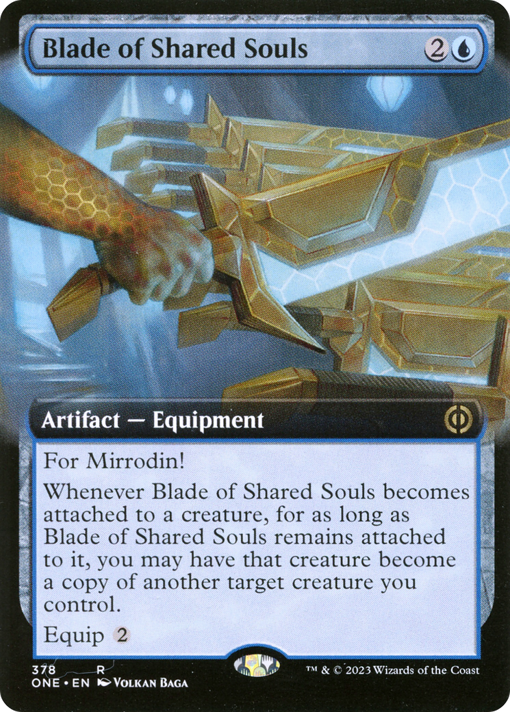 Blade of Shared Souls (Extended Art) [Phyrexia: All Will Be One]-1