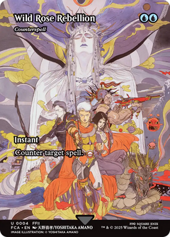 Wild Rose Rebellion - Counterspell (Showcase) (FCA-004) - FINAL FANTASY: Through the Ages / Wild Rose Rebellion (Borderless) Foil-1