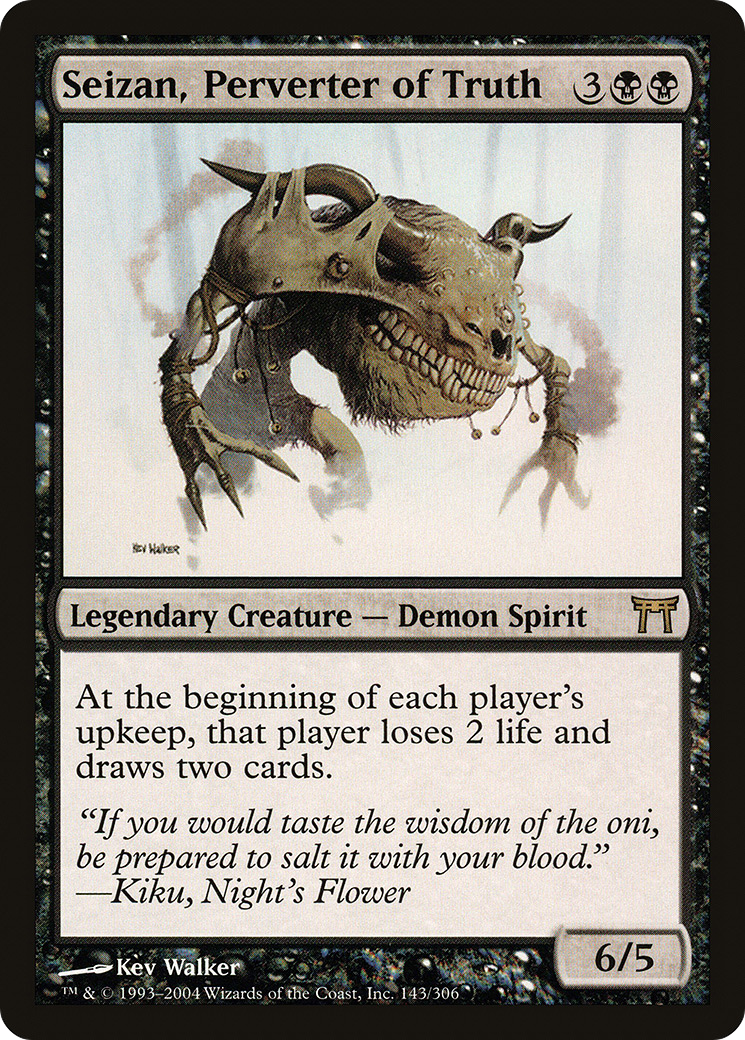 Seizan, Perverter of Truth [Champions of Kamigawa]-1
