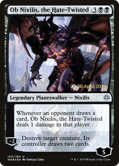 Ob Nixilis, the Hate-Twisted [War of the Spark Prerelease Promos]-1