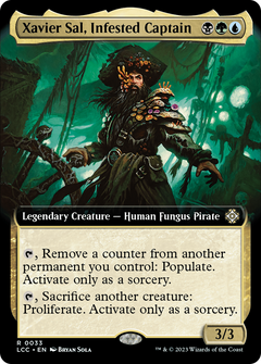 Xavier Sal, Infested Captain (Extended Art) (LCC-033) - The Lost Caverns of Ixalan Commander: (Extended Art) Foil-1