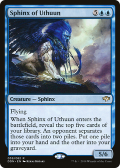 Sphinx of Uthuun [Duel Decks: Speed vs. Cunning]-1