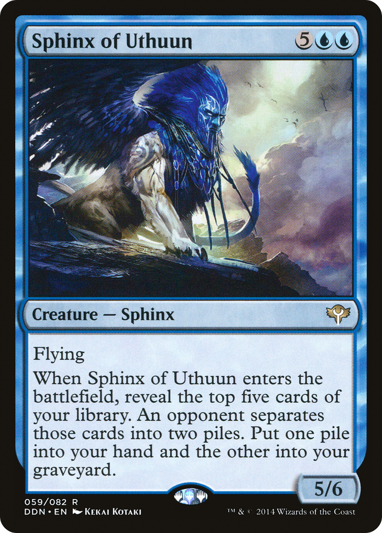 Sphinx of Uthuun [Duel Decks: Speed vs. Cunning]-1