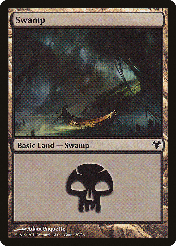 Swamp (20) [Modern Event Deck 2014]-1