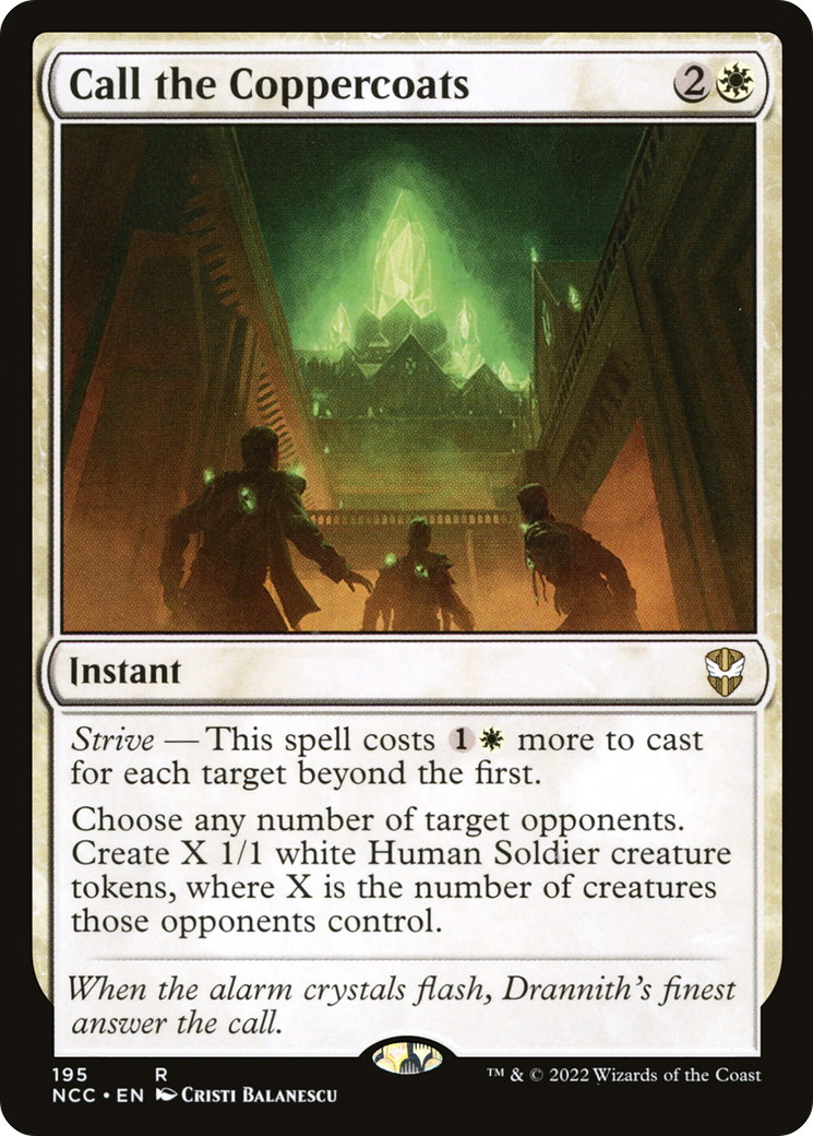 Call the Coppercoats [Streets of New Capenna Commander]-1