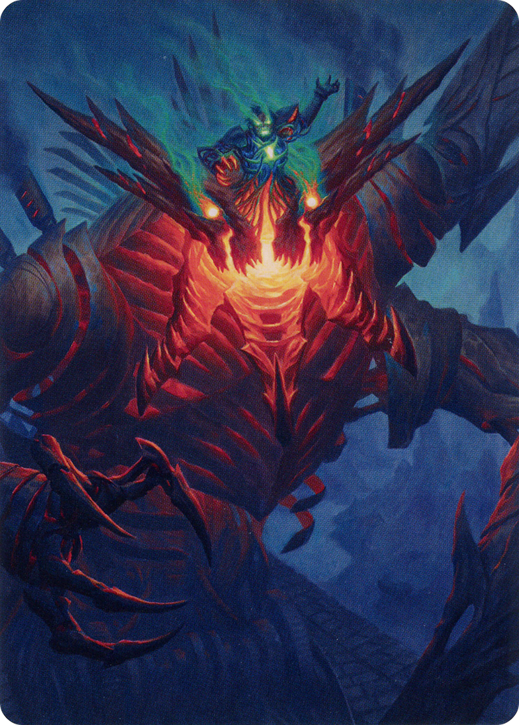 Mishra, Lost to Phyrexia // Mishra, Lost to Phyrexia (ABRO-038) - The Brothers' War Art Series (Borderless) Foil-3
