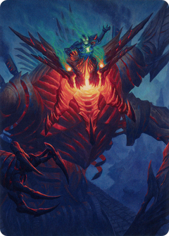 Mishra, Lost to Phyrexia // Mishra, Lost to Phyrexia (ABRO-038) - The Brothers' War Art Series (Borderless) Foil-1