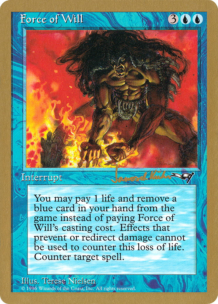 Force of Will - 1997 Janosch Kuhn (ALL) (WCD-) - World Championship Decks 1997-1