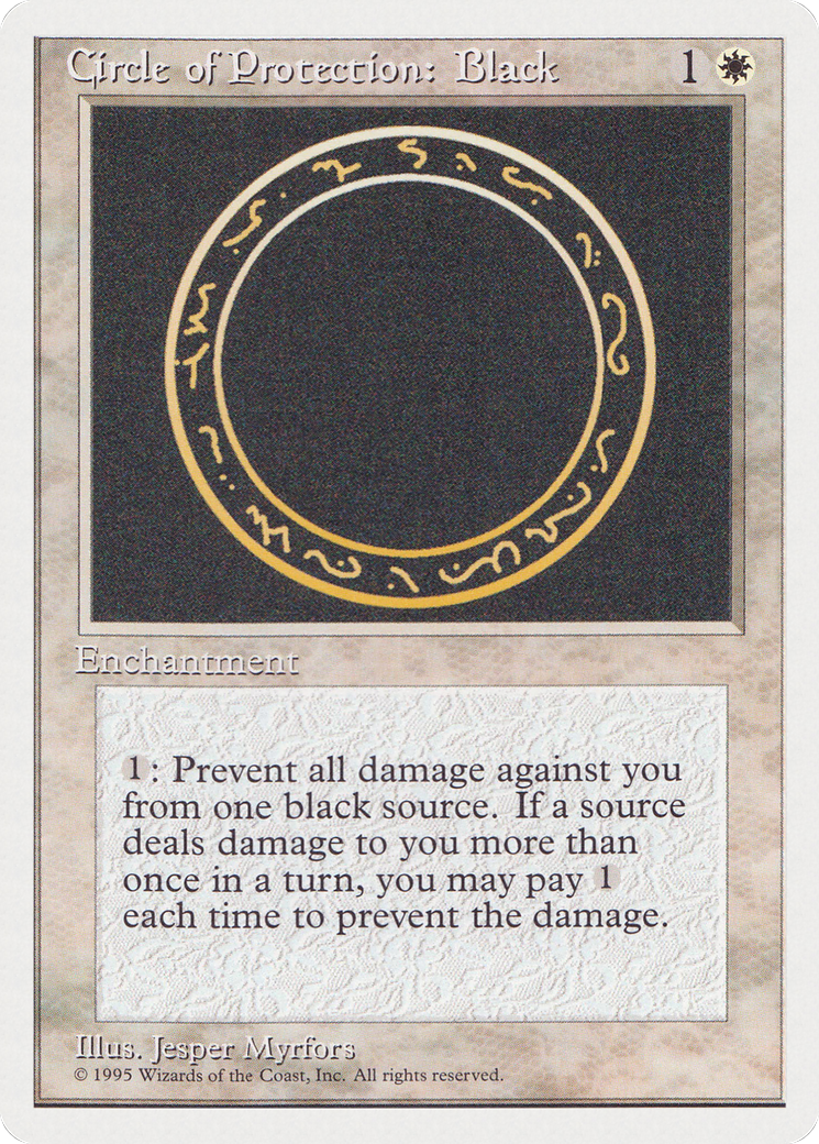 Circle of Protection: Black (RQS-002) - Rivals Quick Start Set-1