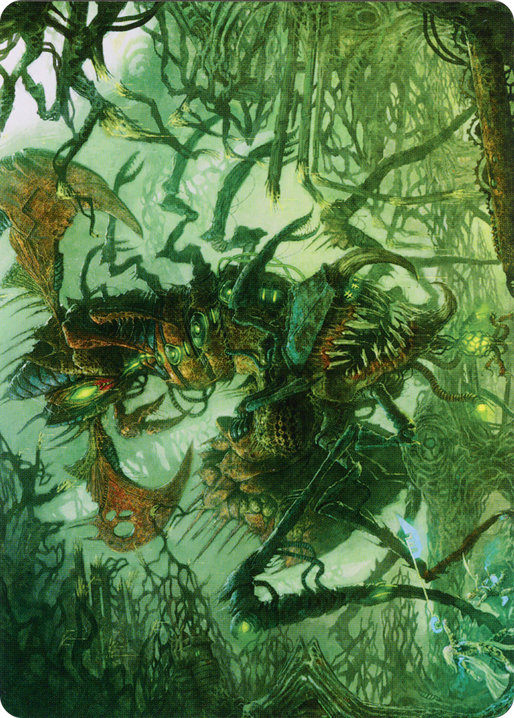 Skyscythe Engulfer // Skyscythe Engulfer (AONE-042) - Phyrexia: All Will Be One Art Series (Borderless)-1