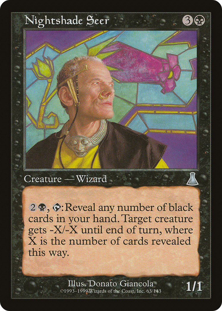 Nightshade Seer [Urza's Destiny]-1
