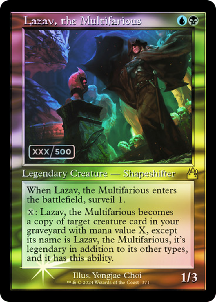 Lazav, the Multifarious (Retro) (Serialized) [Ravnica Remastered]-1
