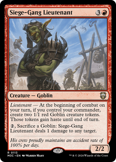 Siege-Gang Lieutenant [Modern Horizons 3 Commander]-1