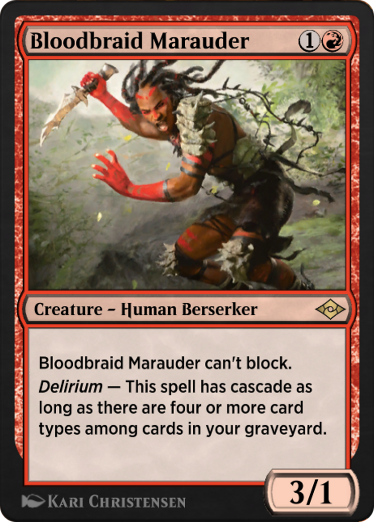 Bloodbraid Marauder (J21-420) - Jumpstart: Historic Horizons-1