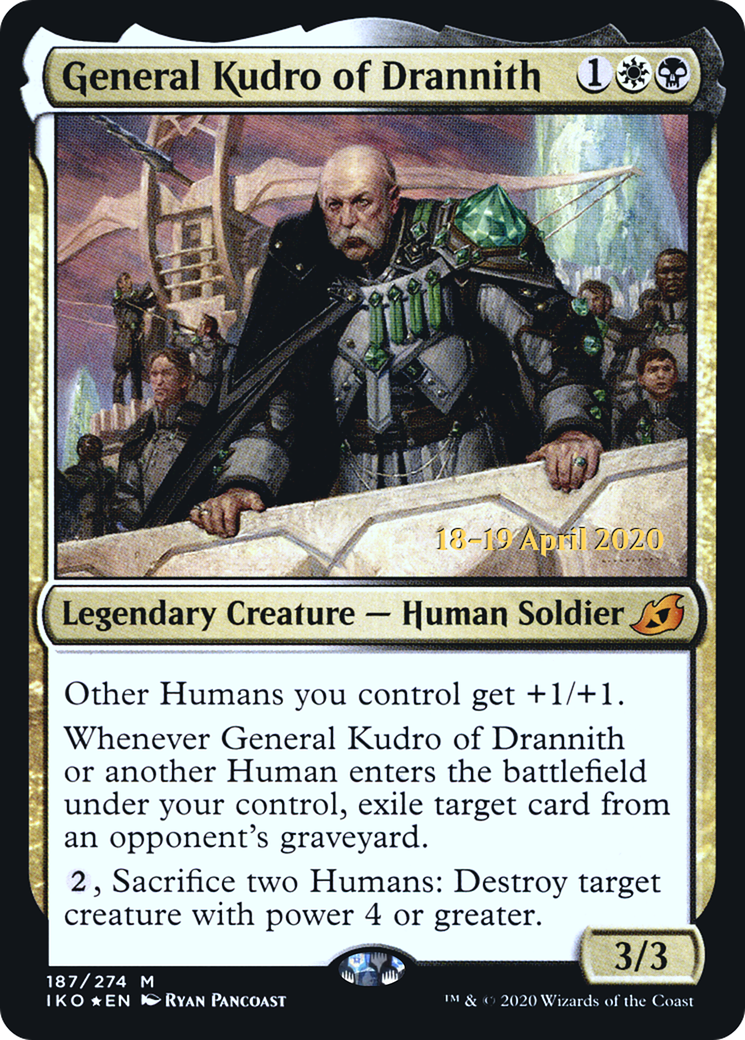 General Kudro of Drannith [Ikoria: Lair of Behemoths Prerelease Promos]-1