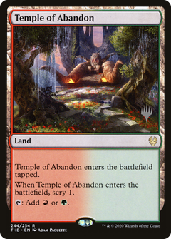 Temple of Abandon (Promo Pack) [Theros Beyond Death Promos]-1