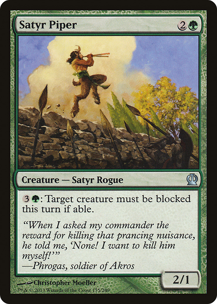 Satyr Piper [Theros]-1