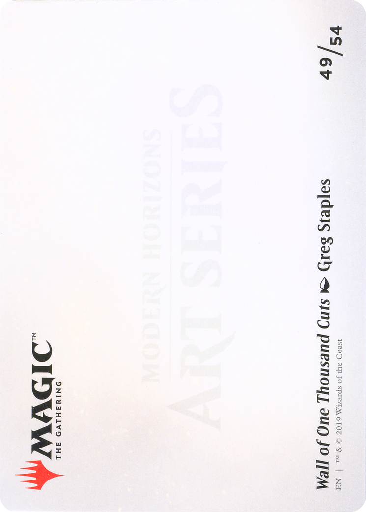 Wall of One Thousand Cuts // Wall of One Thousand Cuts (AMH1-049) - Modern Horizons Art Series (Borderless)-2