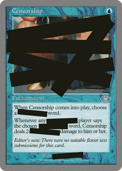 Censorship [Unglued]-1