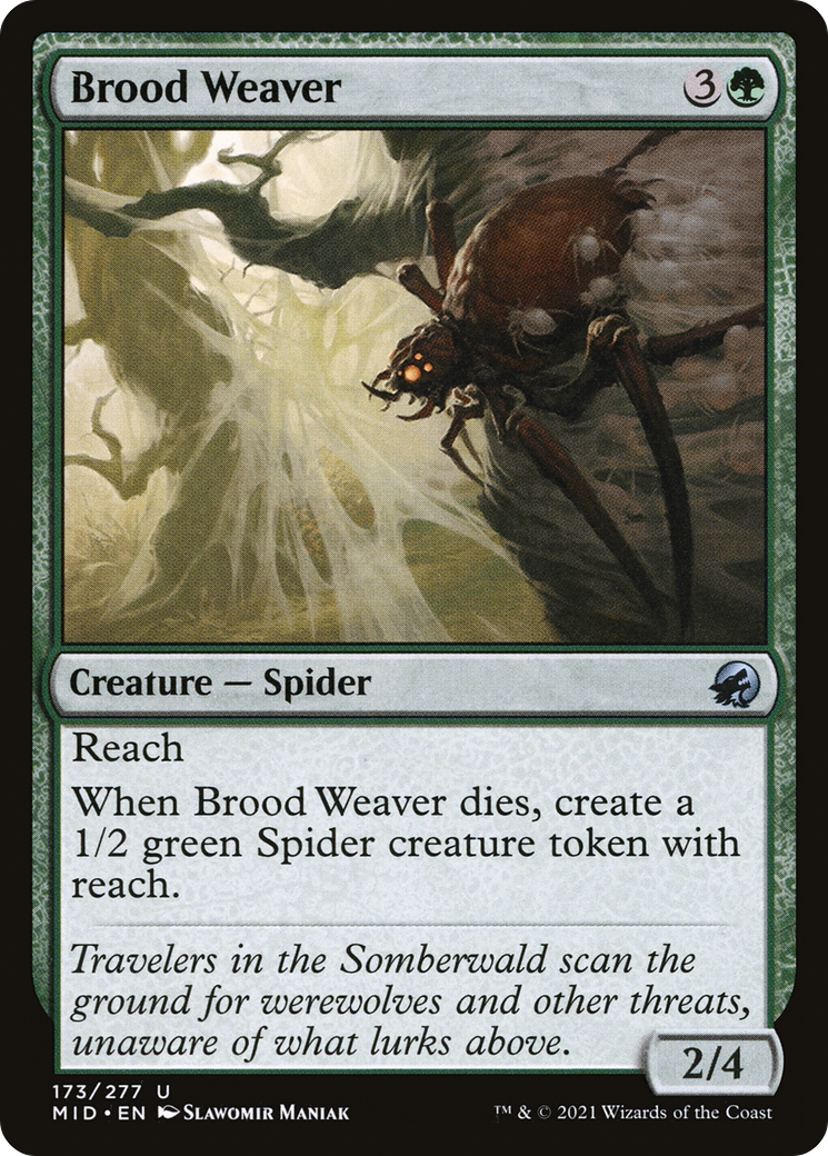 Brood Weaver [Innistrad: Midnight Hunt]-1