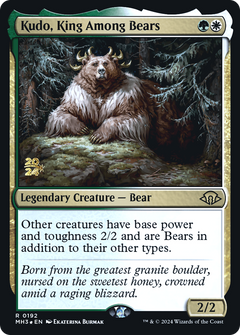 Kudo, King Among Bears [Modern Horizons 3 Prerelease Promos]-1