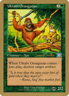 Uktabi Orangutan - 2000 Janosch Kuhn (6ED) (SB) (WCD-) - World Championship Decks 2000-1